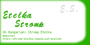 etelka stromp business card